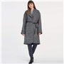 SIMPLICITY SS9187A A (XXS-XS-S-M-L-XL-XXL) Veste et manteau pour femme Coupe décontractée Avec col en fourrure, poignets et cein