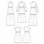 SIMPLICITY SS9265A Robe grande taille A (XXS-XS-S-M-L-XL-XXL), blanc