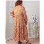 SIMPLICITY SS9265A Robe grande taille A (XXS-XS-S-M-L-XL-XXL), blanc