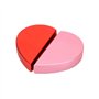 Weilov 3D Pop Up Rose Bague Boîte De Mariage De Fiançailles Bijoux Titulaire De Stockage Cas Bosse Rouge en Forme de Coeur Rotat