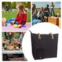 Sac à vin, sac à vin avec distributeur | Sac à bandoulière résistant à la décoloration,Grand porte-bouteille isolé pour vin avec