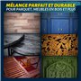 Coconix Kit de Réparation Sols et Meubles | Répare les rayures, éraflures et bosses sur les parquets, meubles et surfaces strati