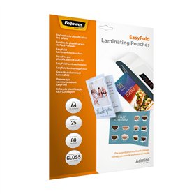 Fellowes pochettes de plastification Admire pré-pliées Easy Fold