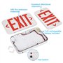 Torchstar Panneau de signalisation d'urgence LED rouge - Montage de toit latéral arrière - CA 120 V277 V - Batterie rechargeable