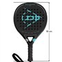 DUNLOP - Mini Raquette, Galactica Pro, Noir-Bleu-Argent-Blanc
