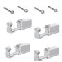 4 PièCes Pistolet à Nez Outil de PerçAge du Nez Pistolet Piercing Outils Oreille Nez Piercing Pistolet PerçAge en Acier Inoxydab