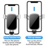 LUNQIN Support de téléphone de voiture pour Porsche Macan 2015-2025 et Porsche Cayenne 2019-2023 SUV Accessoires d'intérieur de 