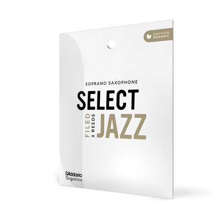 Anches pour saxophone soprano D'Addario Organic Select Jazz