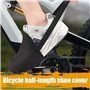 Protecteur De Chaussure De Moto, Couvre-Chaussures De Vélo Demi-Longueur, Protecteur Plus Chaud, Couvre-Orteils De Chaussures De