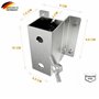 Support de Parasol en Acier Inoxydable pour Montage Mural sur Le Balcon Support de Parasol Mural Jusqu'au Parasol 270 cm Support