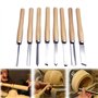 8PCS Outils de Tournage Coffret
