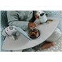 Nuby Sit-Me-Up – Siège pour bébé Animal Adventures | Siège de sol interactif et gonflable | Plateau amovible | Lavable en machin