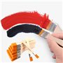 Pinceau Plat Large Acrylique Pinceau Plat Peinture Mur Pinceau Plat Acrylique Pour Peintures Vernis Teinture Pinceaux Peinture N
