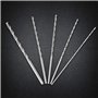 SyiXute 5 Pcs Foret Hélicoïdal à Queue Droite Extra Long,Mèches Hélicoïdales en Acier à Haute Vitesse,Diamètres de 2-5 mm,Longue