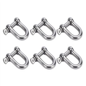 SyiXute 6 Pièces M6 Manille D'anneau de D