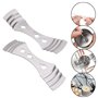 Support Meche Bougie,Zliger 40 Pcs Bougie Mèche Appareil De Centrage Métal Bougie Mèche Appareil Métal Bougie Core Support Dispo