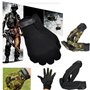 Gants doigt militaire pour hommes, protection pour tir Airsoft chasse L vert