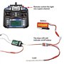 Interrupteur RC Télécommande AUX marche/arrêt Relais électronique pour voiture RC Camion Bateau Lumière LED Drone (8A)