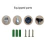 Smavles Support de Plafond Videoprojecteur, 2Pcs Projecteur Cintre Plafond Universel Bureau D'école Accessoires Mural Mini Durab