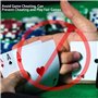 rebirthesame Cartes à manivelle 2-Deck pour Blackjack, Poker; Silencieux et Facile à Utiliser