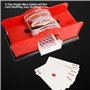rebirthesame Cartes à manivelle 2-Deck pour Blackjack, Poker; Silencieux et Facile à Utiliser