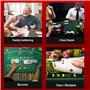 rebirthesame Cartes à manivelle 2-Deck pour Blackjack, Poker; Silencieux et Facile à Utiliser