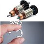 Ewwtrey 200 Pièces Anneaux de Retenue E-Clip, Rondelles de Blocage en Acier Inoxydable pour Arbres, Kit d'Assortiment de Circlip
