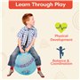 B. toys – Hop n’ Glow – Ballon sauteur avec poignée – Jouet pour enfant 3 ans et plus (Pompe Incluse)