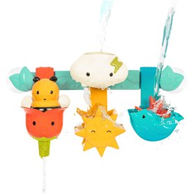 Battat – Rain & Shine jouet de bain – 6 articles amovibles et 2 ventouses – meilleurs jouets de bain pour enfants