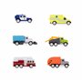 Driven by Battat - Voiture pour Enfants avec Circuit - 57 pièces - Pistes connectables – Véhicules et Panneaux de signalisation 