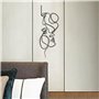 Imtrub Dessin au Trait de Couple de Mur en métal,Art Mural Minimaliste Abstrait Homme Femme en métal - Décoration Murale pour Ho