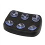 ICTRONIX Sozius Coussin de siège de moto avec 6 ventouses pour Harley
