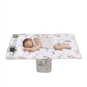 Emdvsco Lit Avion Enfant | Lit Avion Portable et Confortable pour Jeunes - Repose-Pieds Bureau Voyage Vacances Intérieur Extérie