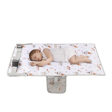 Emdvsco Lit Avion Enfant | Lit Avion Portable et Confortable pour Jeunes - Repose-Pieds Bureau Voyage Vacances Intérieur Extérie