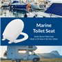 Bemis TC50TTA000 Marine Bowl Molded Wood Toilet Seat, White by Bemis