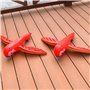 Décor de Piscine pour perroquets, décor de Perroquet Gonflable | Décoration de fête pour Grands Animaux | Jouet de Piscine léger