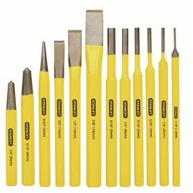 Stanley 16-299 Kit de 12 poinçons et burins