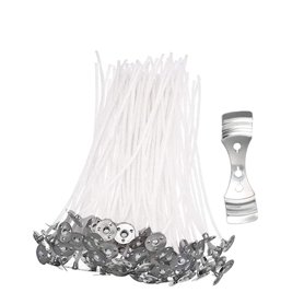 Senda Lot de 100 mèches de bougie