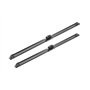 Longueur: 600mm/550mm – 1 Paire de Balais avant