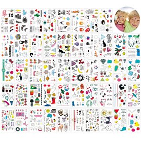 Rosymormor 48 Feuilles 800+ Modèles Tatouage Ephemere Pour Enfant Fille Garçon Adulte
