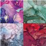 24 papiers mélangés couleurs - Papier à motifs - Papier à motifs - Bloc papier épais - Papier à motifs - Pour scrapbooking et dé