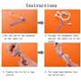 SDwfxd 60 pcs attache cable,serre-câbles en silicone réutilisables, attache cordon pour Cordes et Gestion des Câbles, câble de d