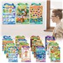 Idezek Affiches éducatives pour salle de classe,Affiches pour salles de classe préscolaire | 16X Affiche alphabet pour tout-peti