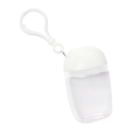 Flacon distributeur avec porte-clés – Bouteille de voyage portable rechargeable de 30 ml