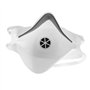 TubeRoo Lot de 4 masques FFP3 avec valve grande tête, forme de poisson - Expédition depuis l'Allemagne - Bandeau/boucles d'oreil