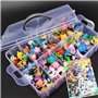 144 pièces+Boîte de Rangement Mini Figurines Pokemoon Ensemble de Jouets 2-3 cm