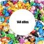144 pièces+Boîte de Rangement Mini Figurines Pokemoon Ensemble de Jouets 2-3 cm