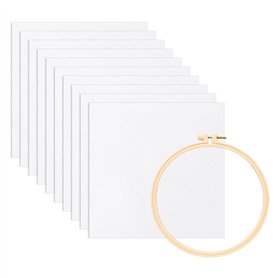Srvauyea 10 Pièces Tissu pour Point de Croix