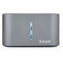 Dock Station Dual TooQ TQDS-805G 2.5"-3.5" HDD/SSD SATA USB 3.0 Gris 47,99 €