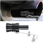 Srvauyea 2 Pièces Turbo Whistle, Sifflet Sonore Turbo, Sifflet de Voiture Turbo Sound, Sifflet Turbo D'échappement en Aluminium,